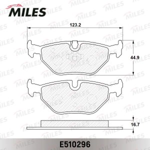 Колодки тормозные задние (Смесь CERAMIC серия PRO) BMW E36/E46/Z4 E85/E86 (TRW G E510296 MILES