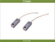 Щетка генератора HYUNDAI HD65,72,78,120,County,Porter TESLA TECHNICS TT53281 TESLA TECHNICS