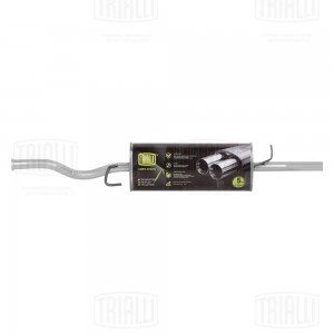 Глушитель Лада 2112 Евро-3 осн. (алюм. сталь) (EMM 0111) EMM 0111 TRIALLI