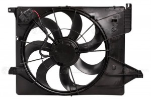 Э/вентилятор охл. с кожухом для а/м Kia Sorento II (09-) 2.4i LFK08P5 LFK08P5 LUZAR