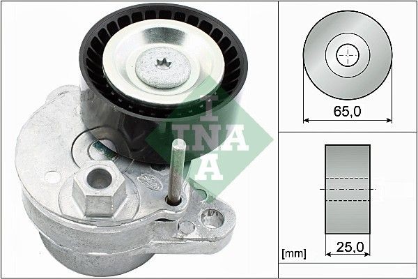 Ролик натяжной MERCEDES C (W204) ремня приводного INA 534054010 INA