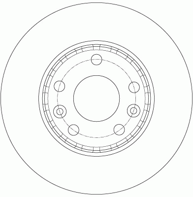 Диск тормозной передний RENAULT DUSTER (+ESP), FLUENCE, MEGANE III DF6072 DF6072 TRW