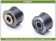 Шкив генератора TESLA TECHNICS TT64387 TESLA TECHNICS