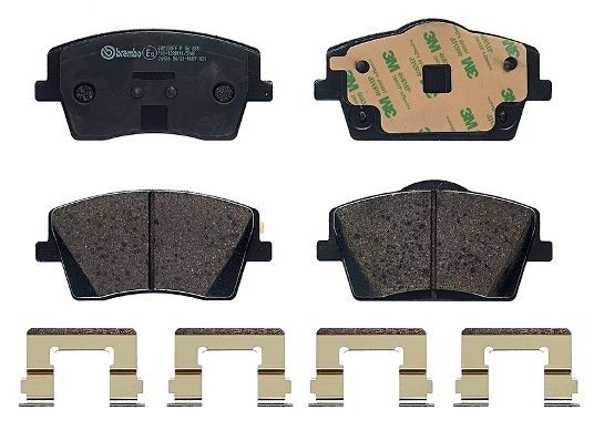 Колодки тормозные дисковые P86031 P86031 BREMBO