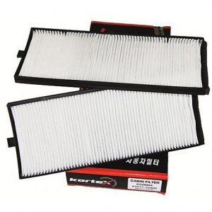 Фильтр воздушный салона HYUNDAI Accent (02-),Getz (02-) (2шт.) KORTEX KC0004 KORTEX