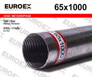 металлорукав нержавеющий !65x1000\ 65X1000 EUROEX