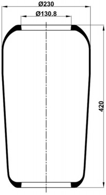 MAN/IVECO/MERCEDES BENZ без стакана и верхней площадки T0070-0884 TOPCOVER