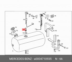 ФИЛЬТР ТОПЛИВНОГО БАКА A0004710935 A0004710935 MERCEDES BENZ