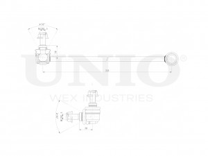 Стойка стабилизатора передняя SSP-50003 UNIO