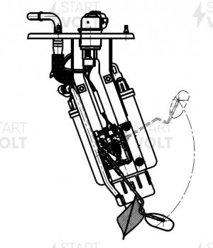 Модуль топливного насоса для а/м Hyundai Sonata NF (05-) 2.0i (SFM 2708) SFM 2708 START VOLT