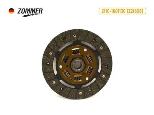 Диск сцепления ведомый ВАЗ 2110, 2111, 2112, 1118, 2190 (8 клап) 21101601130 ZOMMER