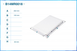 Фильтр салонный пылевой B14MR0018 B14MR0018 CWORKS