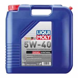 1342 LiquiMoly Синт-ое мот.масло Diesel Synthoil 5W-40 CF A3/B4 (20л) 1342 LIQUI MOLY
