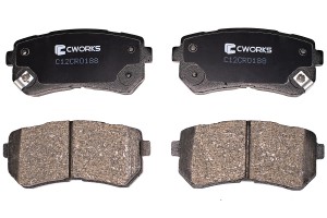 Замена на C12CR0051 Тормозные колодки задниe C12CR0188 C12CR0188 CWORKS