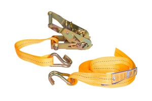 Стяжка крепления груза 1т 6м-25мм (полиэстер) с храповиком KRAFT KT800114 KRAFT