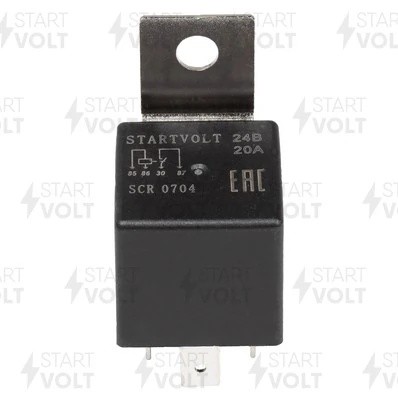 Реле 20А 24В с кронштейном SCR 0704 START VOLT