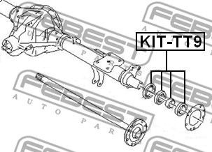 Подшипники полуоси комплект KIT-TT9 KIT-TT9 FEBEST