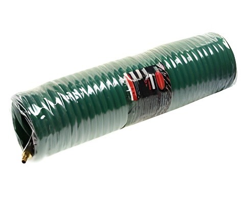 Шланг компрессора 10х14мм 15м спиральный полиуретановый с быстроразъемами ROCKFO RF141015M ROCK FORCE