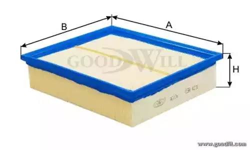 Фильтр воздушный AG106 AG 106 GOODWILL