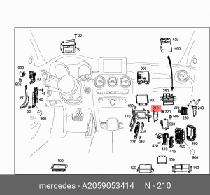 ТРАНСФОРМАТОР НАПРЯЖЕНИЯ 2059053414 A2059053414 A2059053414 MERCEDES BENZ