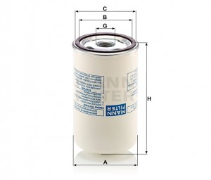Маслоотделитель винтового компрессора LB719/2 LB 719-2 MANN FILTER