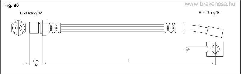 Шланг тормозной передн FT4679 FT4679 K K
