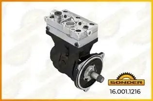 Компрессор воздушный 2 цил WABCO 4127040180, 4127040187, 4127040230 / VOLVO 2137 160011216 SONDER