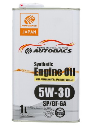 Масло моторное AUTOBACS ENGINE OIL 5W-30 SP GF-6 1л A00032427 A00032427 AUTOBACS