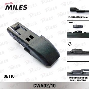 Адаптер для PUSH BUTTON 19мм (комплект 10 шт.) CWA02/10 CWA02_10 MILES