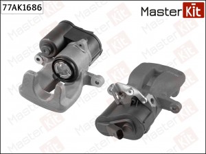 Суппорт тормозной зад.  лев. Volkswagen PASSAT (3C2) 2005 - 2010 Masterkit 77AK1 77AK1686 MASTER KIT