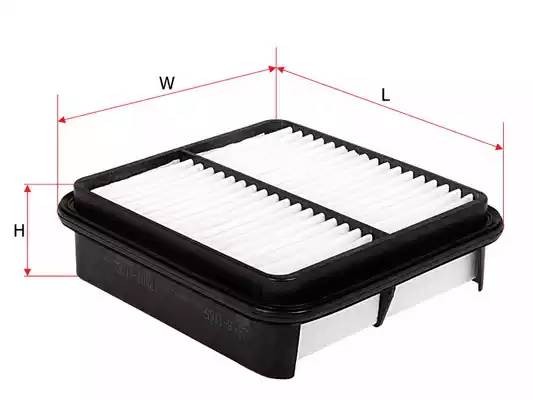 Фильтр воздушный  TOYOTA TERCEL 1,5 1994 - 1999  TOYOTA CYNOS 1,3 1995 - 1999 A1 A1165 SAKURA