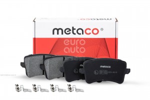 Колодки тормозные задние дисковые к-кт '3010-262 3010262 METACO