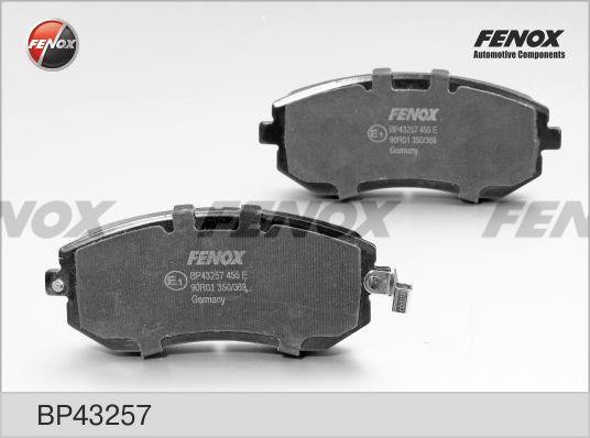 Колодки тормозные дисковые Subaru Forester 97-02, Outback 00-03 BP43257 FENOX