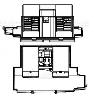 электродвигатель печки!\ Iveco Eurocargo I-III 91-15 LFH 1601 LUZAR