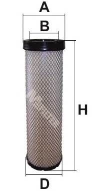 фильтр воздушный! вставка H455 D134 d94\ Volvo, Liebherr A859-1 MFILTER AUTOMOTIVE FILTERS