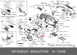 бардачок!\Mitsubishi ASX 2010- 8006A279XB MITSUBISHI