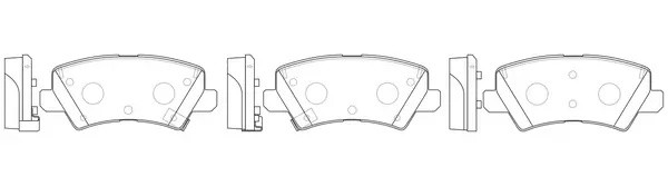 Колодки задние KIA PICANTO (JA) 17- BP13012 BP13012 SB NAGAMOCHI