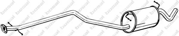 Глушитель FORD Connect (02-) средняя часть BOSAL 289-035 BOSAL