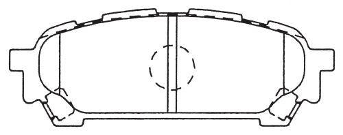D7059-01 колодки дисковые задние!\ Subaru Impreza 2.0 01> D7059 MK KASHIYAMA