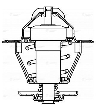 Термостат для а,м VW Transporter T4 90-,Passat B3,B4 93- термоэл. 87°С LT 1813 LT 1813 LUZAR