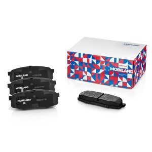 Колодки тормозные дисковые задние (4 шт.) с п/шум. пласт. для а/м TOYOTA LAND CR 429203790 MOBILAND