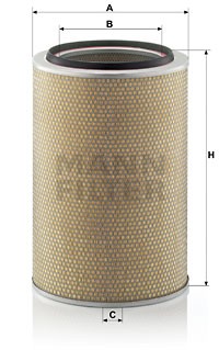 Фильтр воздушный EuroTrakker (93-04) Основной воздушный фильтр C 33 1465-1 MANN FILTER