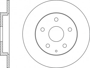 Диск тормозной MAZDA CX-5 2012 RN1517 RN1517 NIBK