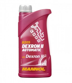 8205 MANNOL DEXRON II AUTOMATIC (1L) масло трансмиссионное! минеральное\ MN8205-1 MANNOL