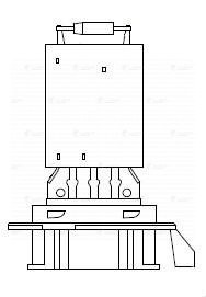 Резистор э/вент. отоп. для а/м Renault Logan (04-)/Duster (10-)/Lada Largus (12- LFR 0991 LUZAR