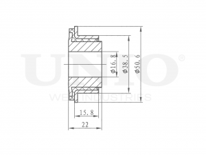 С/блок заднего продольного рычага (к-т) RMP-20456 UNIO