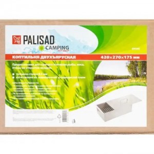 Коптильня 2-х ярусная 420х270х175х0.5мм PALISAD 69540 PALISAD