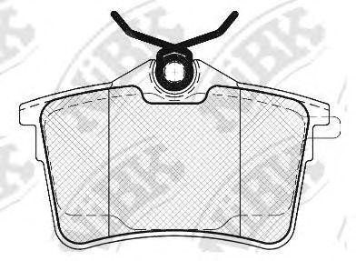Колодки тормозные PEUGEOT 308 (07-) CITROEN Berlingo (08-) задние (4шт.) NIBK PN0472 NIBK