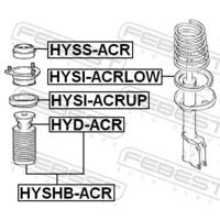 Отбойник заднего амортизатора HYDACR FEBEST
