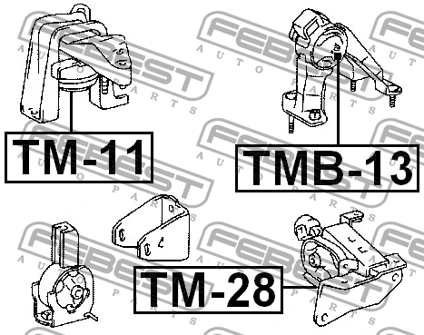 Сайлентблок TMB-13 TMB-13 FEBEST